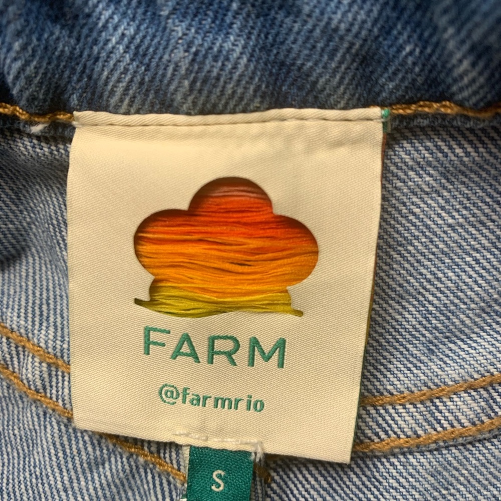 FARM RIO MULTI COLOR CROCHET SHORTS SIZE SMALL - Picture 4 of 4
